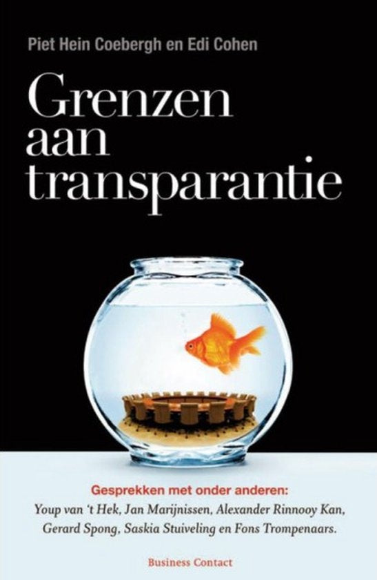Grenzen aan transparantie — boekomslag