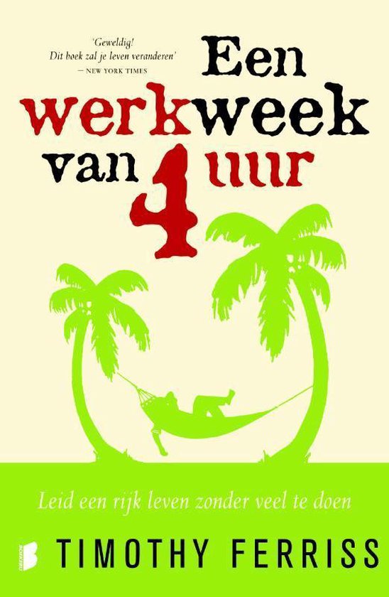 Een werkweek van 4 uur — omslag