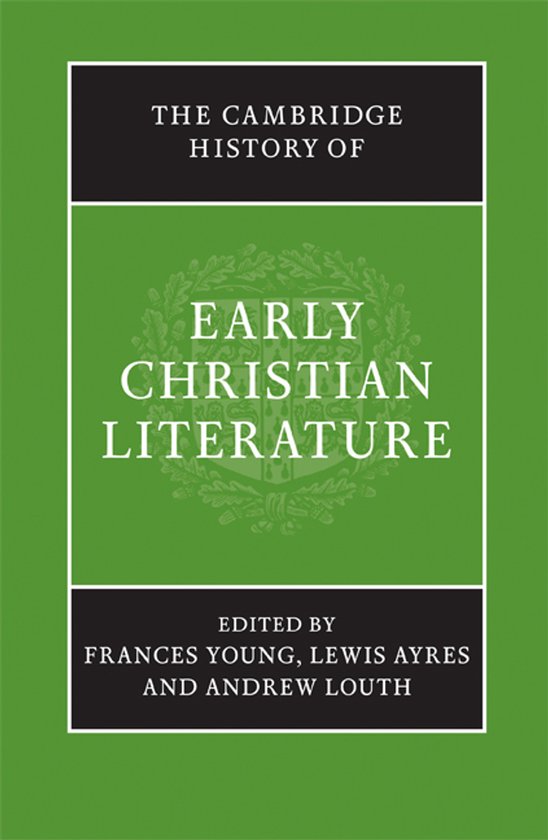 Camb History Of Early Christian Literat — boekomslag