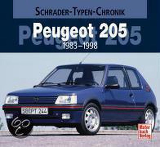 Peugeot 205 — boekomslag