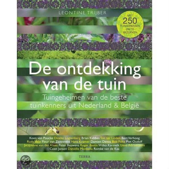 De ontdekking van de tuin — boekomslag