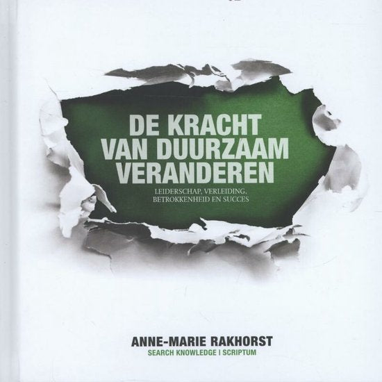 De kracht van duurzaam veranderen — boekomslag