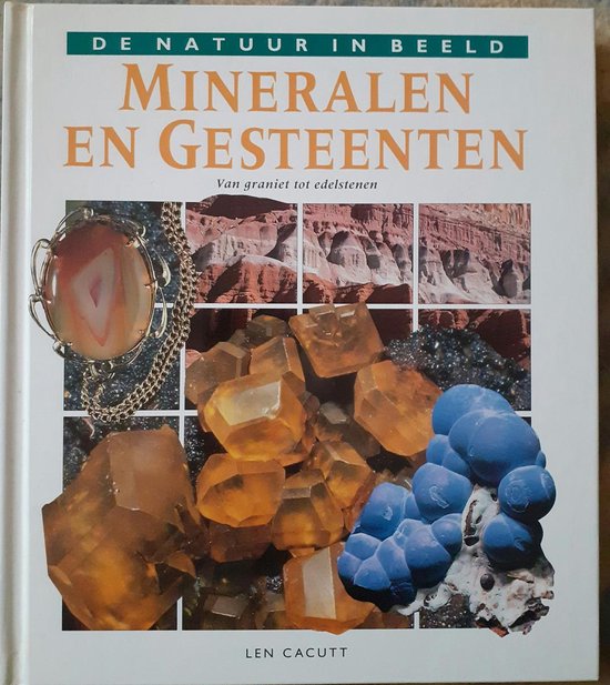 MINERALEN EN GESTEENTEN-NATUUR IN BEELD — boekomslag