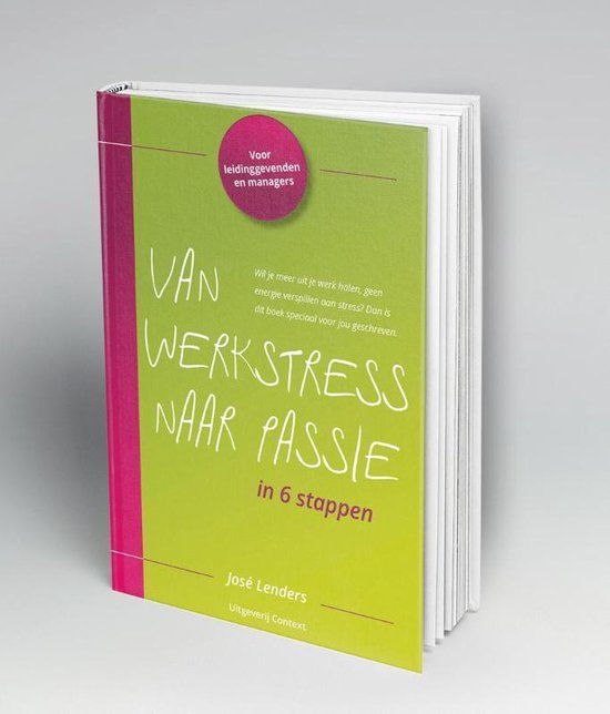 Van werkstress naar passie — boekomslag