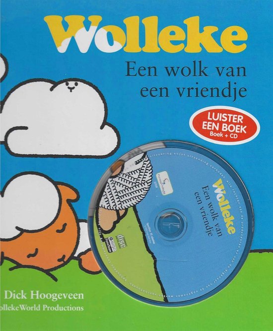 Wolleke een wolk van een vriendje — boekomslag