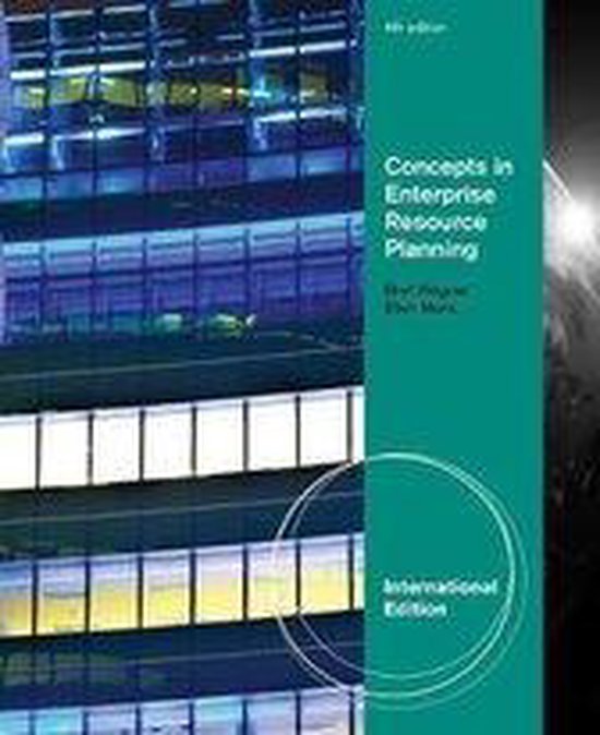 Concepts in Enterprise Resource Planning, International Edition — boekomslag