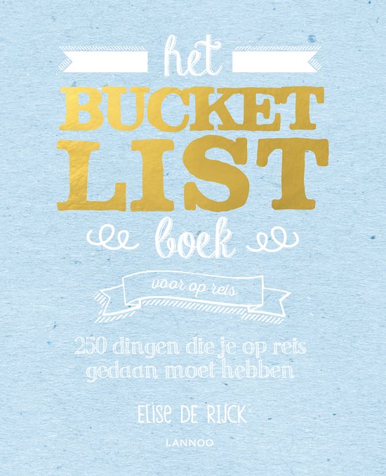 Het Bucketlist boek voor op reis — boekomslag
