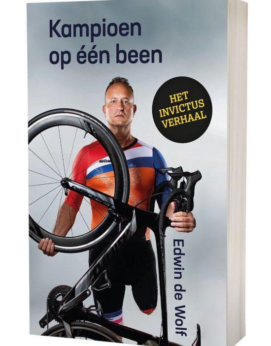 Kampioen op één been — boekomslag