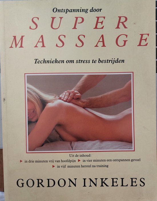 Ontspanning door supermassage — boekomslag