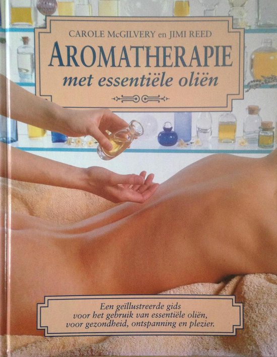 Aromatherapie met essentiële oliën — boekomslag