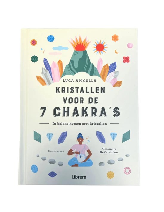 Boek: Kristallen voor de 7 chakra's — boekomslag
