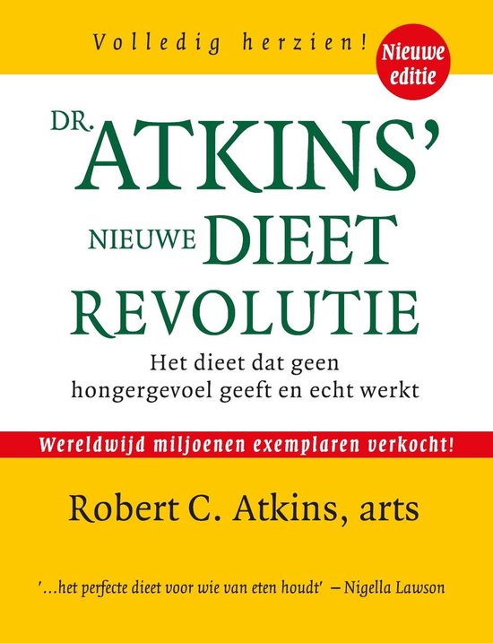 Dr. Atkins nieuwe dieet revolutie — boekomslag