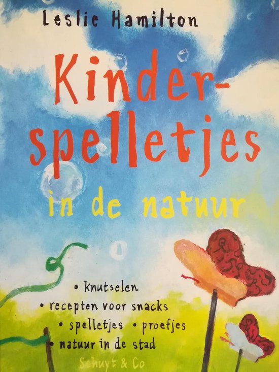 Kinderspelletjes in de natuur — boekomslag