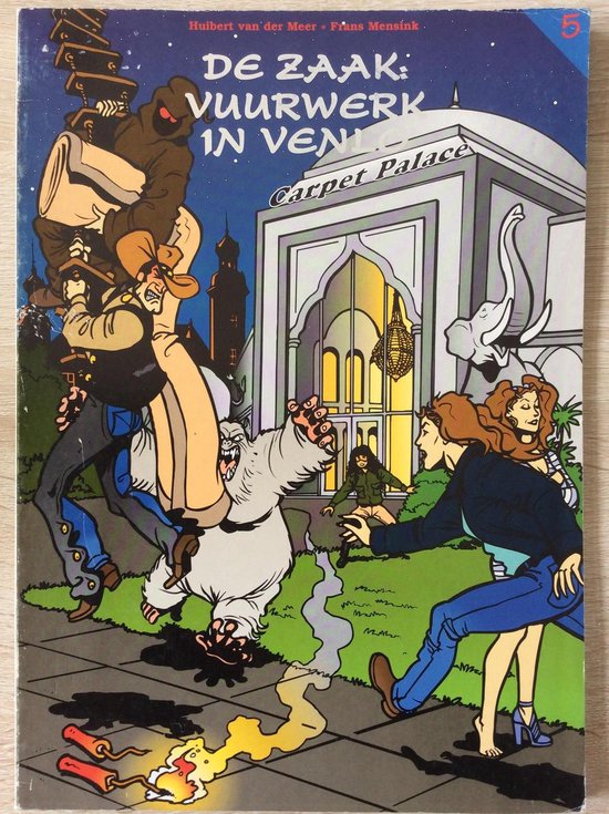 de zaak : Vuurwerk in Venlo (stripboek) — boekomslag