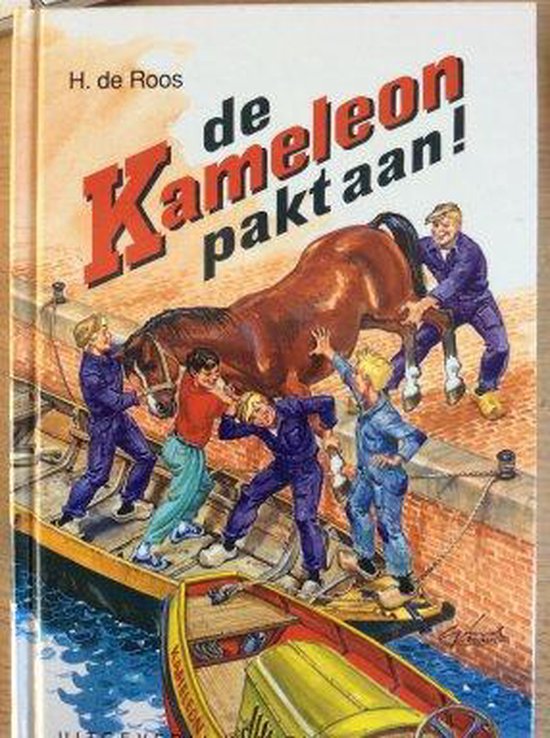 De kameleon pakt aan ! — boekomslag