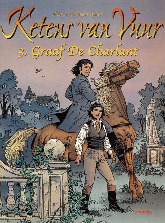 Ketens van vuur 03. graaf de charlant — boekomslag