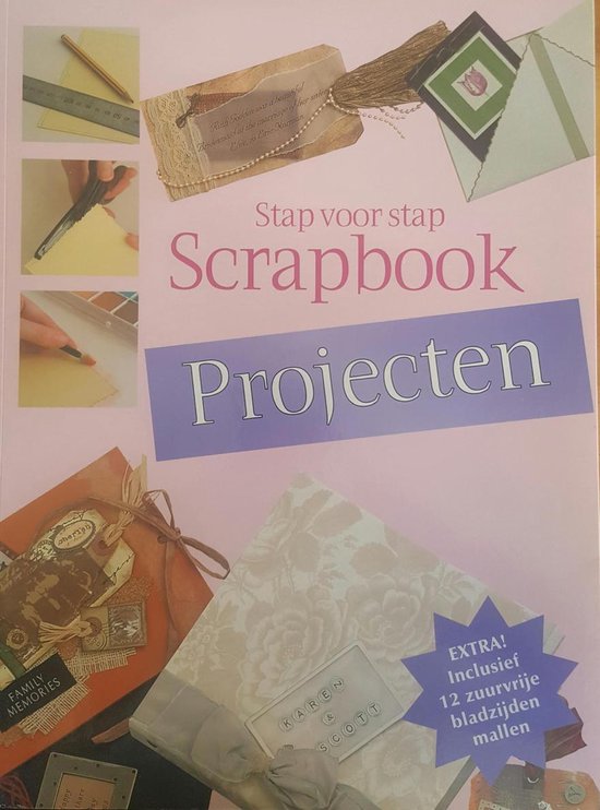 Stap voor Stap Scrapbook Projecten — boekomslag