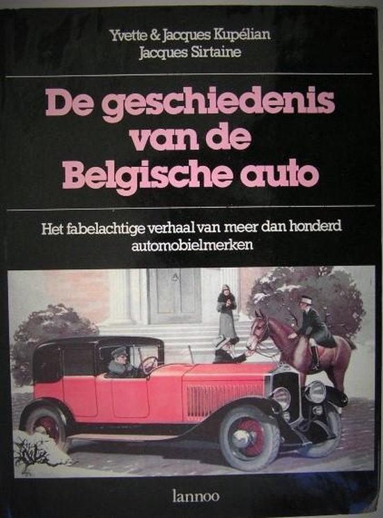Geschiedenis van de belgische auto — boekomslag