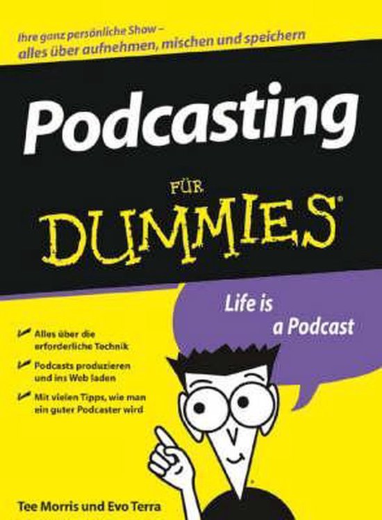 Podcasting Fur Dummies — boekomslag