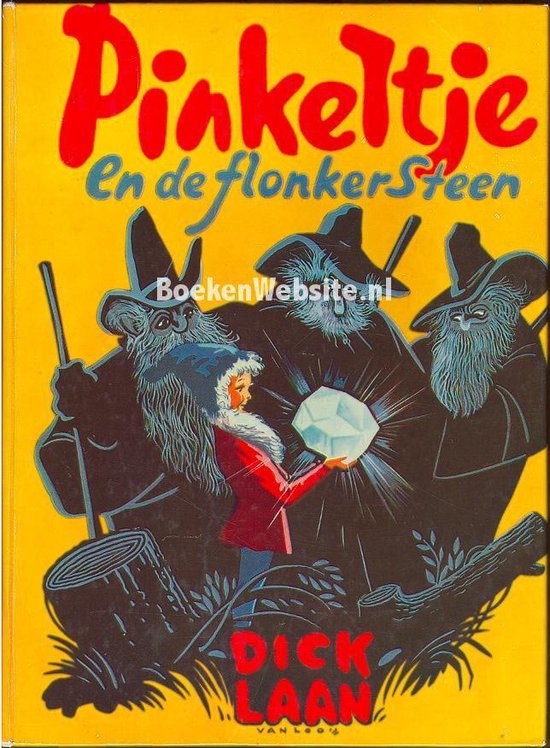 Pinkeltje en de flonkersteen — boekomslag