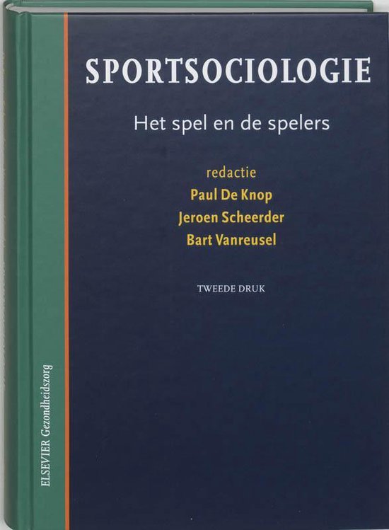 Sportsociologie — boekomslag