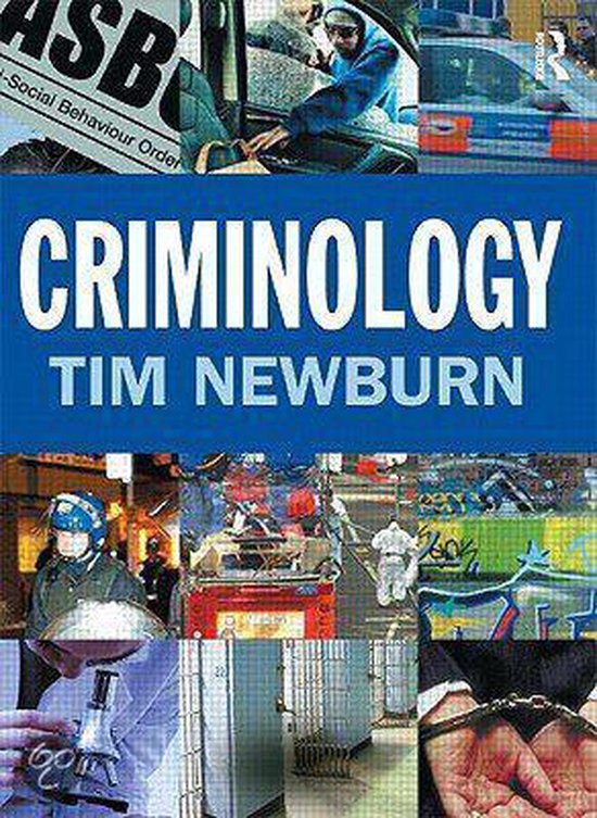 Criminology — boekomslag