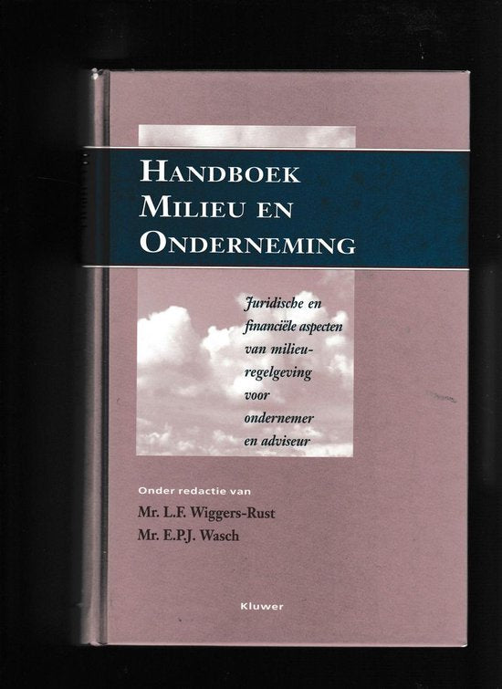 Handboek milieu en onderneming — boekomslag