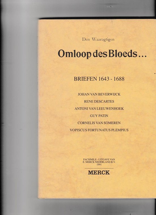 Waaragtigen Omloop des Bloeds — boekomslag