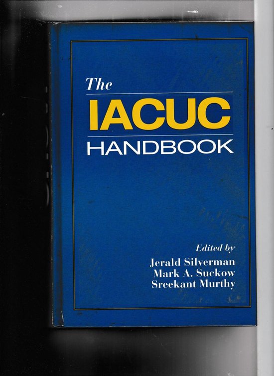 The IACUC Handbook — boekomslag