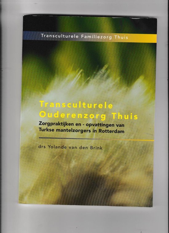 Transculturele ouderenzorg thuis — boekomslag