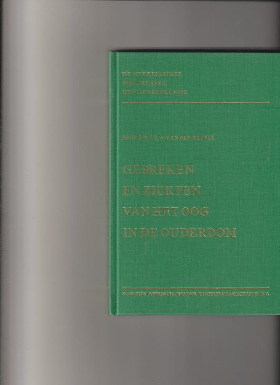 Gebreken enz van het oog in ouderdom — boekomslag