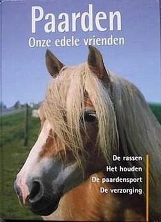 Paarden onze edele vrienden — boekomslag