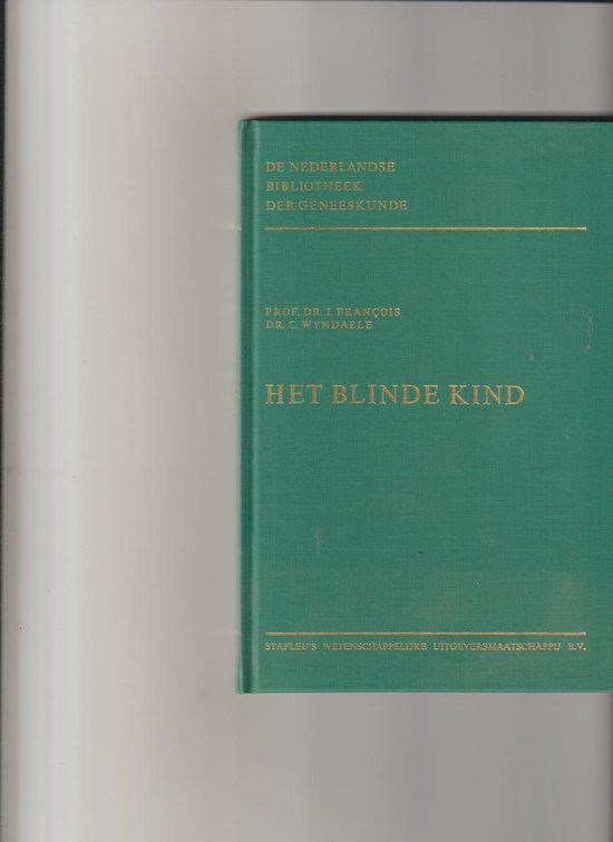 Blinde kind — boekomslag