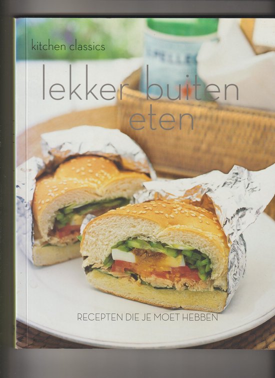 Lekker buiten eten — boekomslag