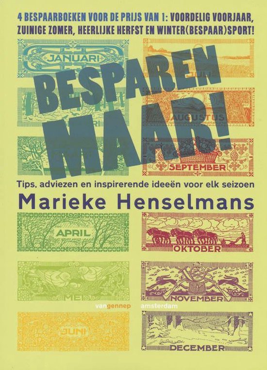 Besparen Maar! — boekomslag