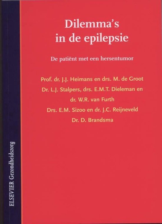 Dilemma's in de epilepsie 2 De patient met een hersentumor — boekomslag