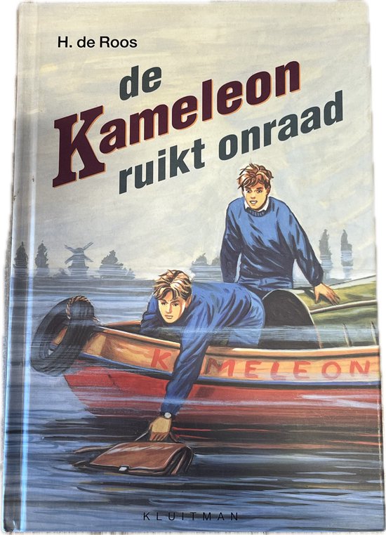 De kameleon ruikt onraad — boekomslag