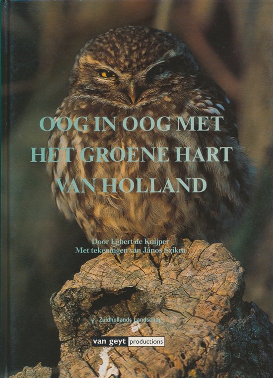Oog in oog met groene hart van holland — omslag