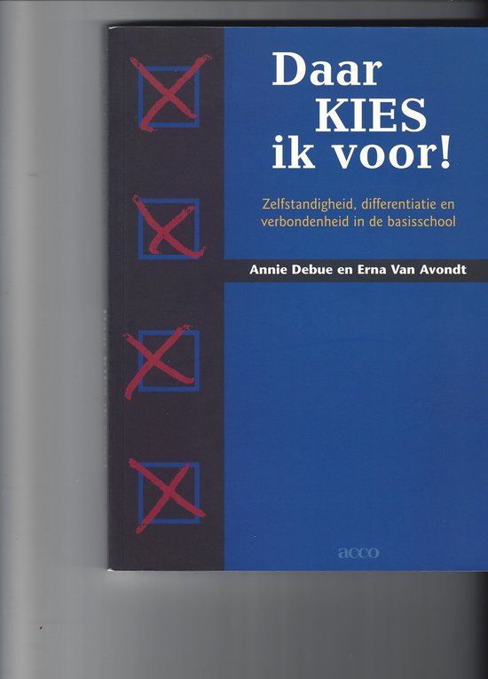 Acco 120: Daar kies ik voor ! — boekomslag