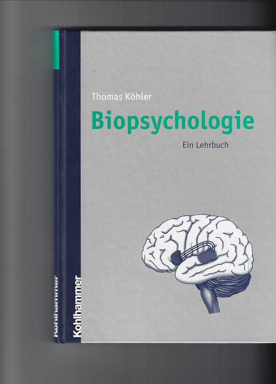 Biopsychologie - Ein Lehrbuch — boekomslag