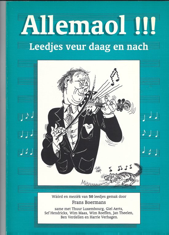 Allemaol leedjes veur de joeks — boekomslag