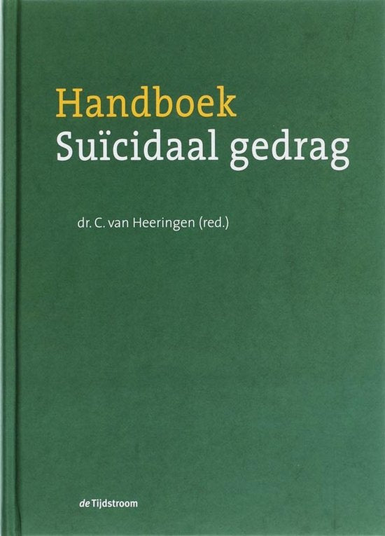 Handboek suicidaal gedrag — boekomslag