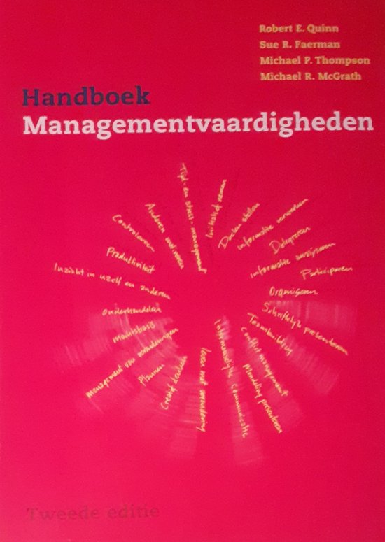 Handboek managementvaardigheden — boekomslag
