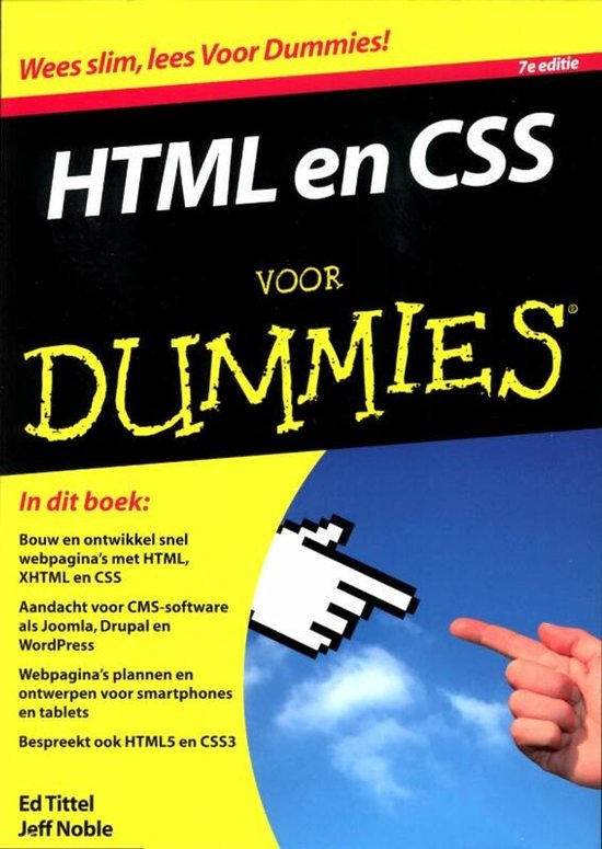 Voor Dummies - HTML en CSS voor Dummies — boekomslag