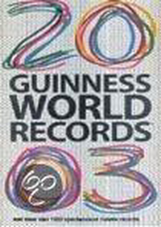 Guinness World Records 2003 — boekomslag