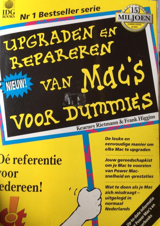 Upgraden & repareren van Mac's voor dummies — boekomslag