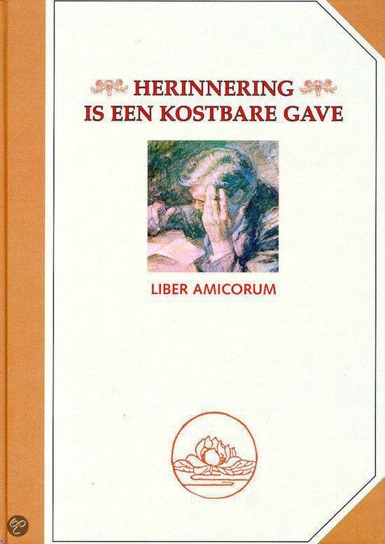 Herinnering is een kostbare gave — boekomslag
