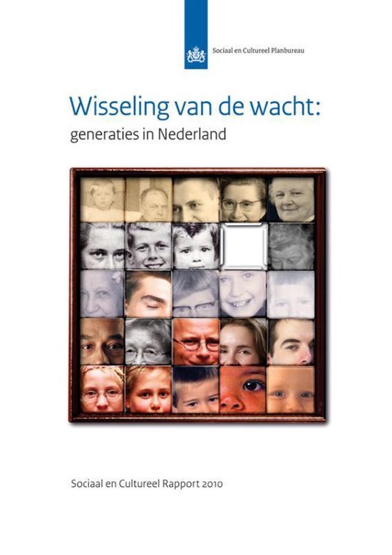 SCP-publicatie 32 - Wisseling van de wacht: generaties in Nederland — boekomslag