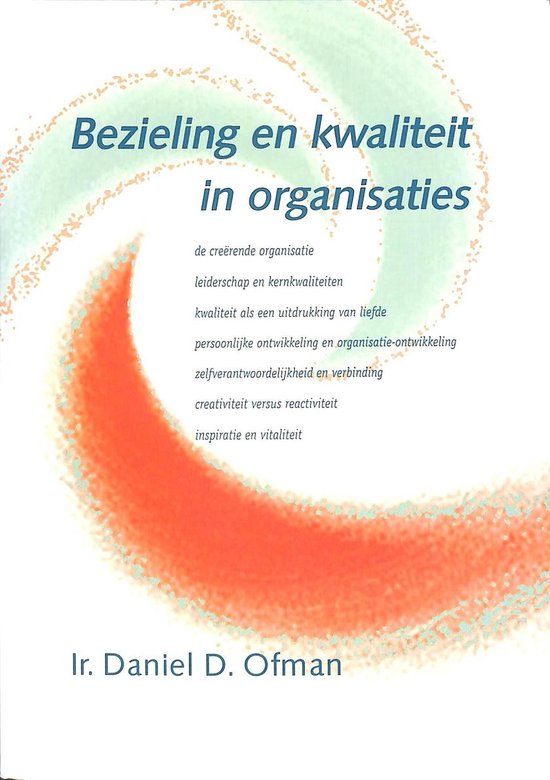 Bezieling En Kwaliteit — omslag