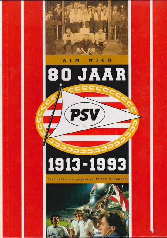 Psv 80 jaar — boekomslag